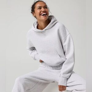 Aerie Grey Hoodie Sweatshirt